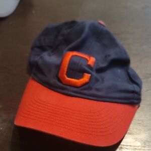 Navy and Red Baseball Cap